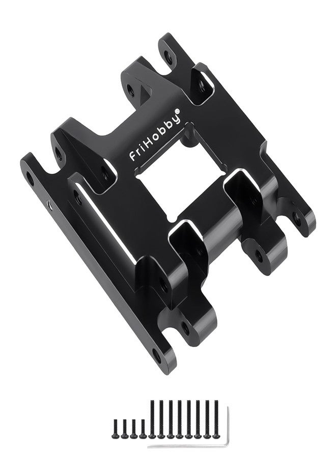 FriHobby Aluminum Transmission Mount Skid Plate Centre Gearbox Base for TRX4M Bronco Defender F150 K10 High Trail Hop Ups 1/18 RC Crawler Truck Accessories, 24g - Image 1